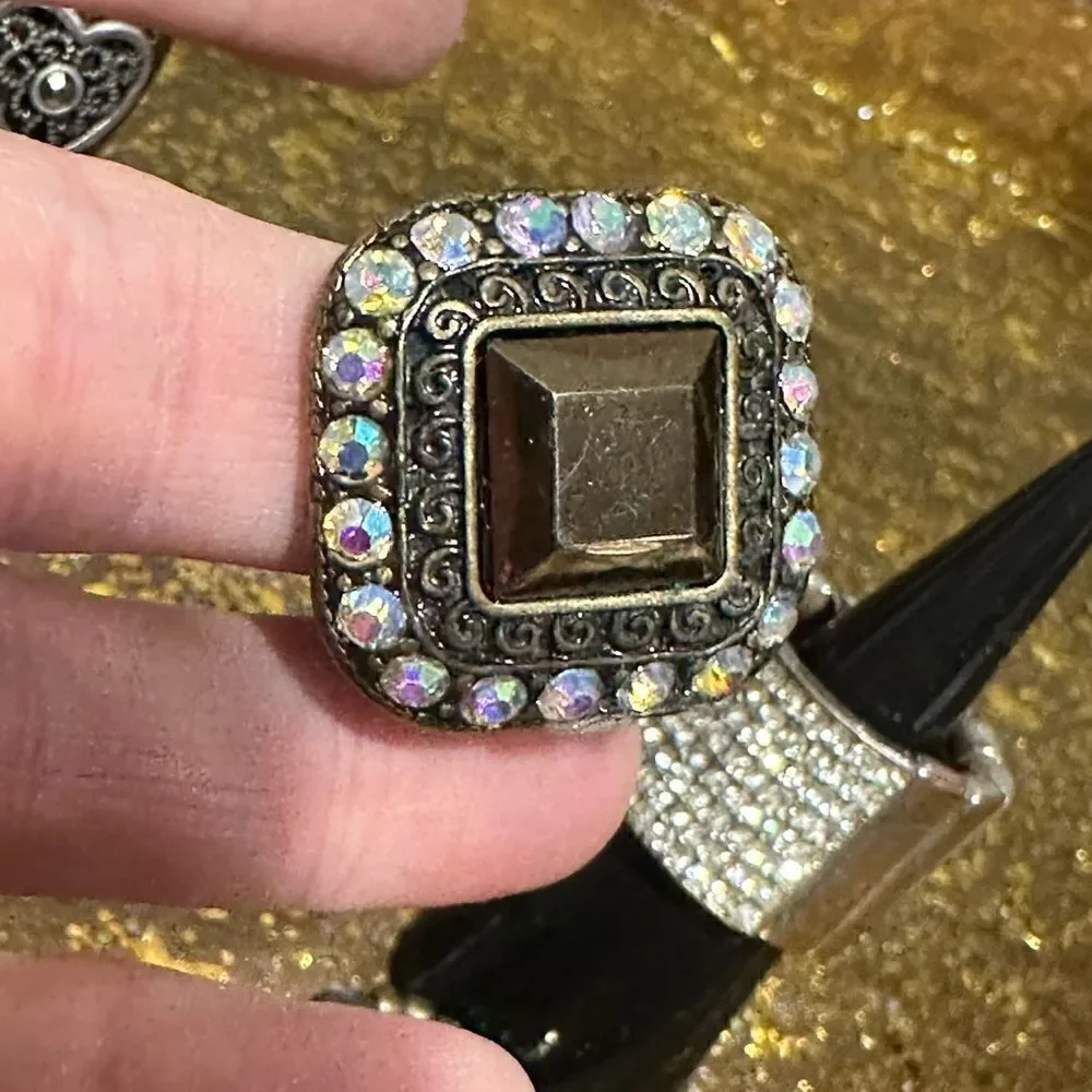 Lot of 6 Boho Rings all stretchable